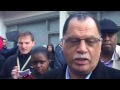 Danny Jordaan votes in Nelson Mandela Bay