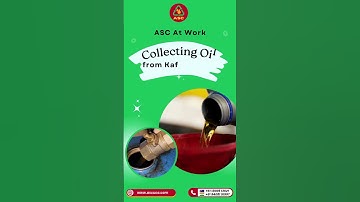 Used #Cooking #Oilcollection Process | #ASC Visits Pizza Shop & Kaffeine & Co.