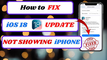 ios 18 update not showing|how to upgrade ios 18|how to update your iphone to ios 18|2024