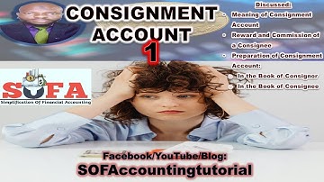 Consignment Account 1