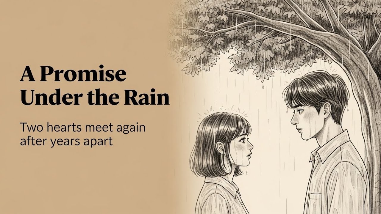 A Promise Under the Rain | A Short Emotional English Story ♥️ 💔
