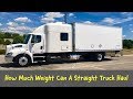 HOW MUCH WEIGHT CAN A STRAIGHT TRUCK HAUL