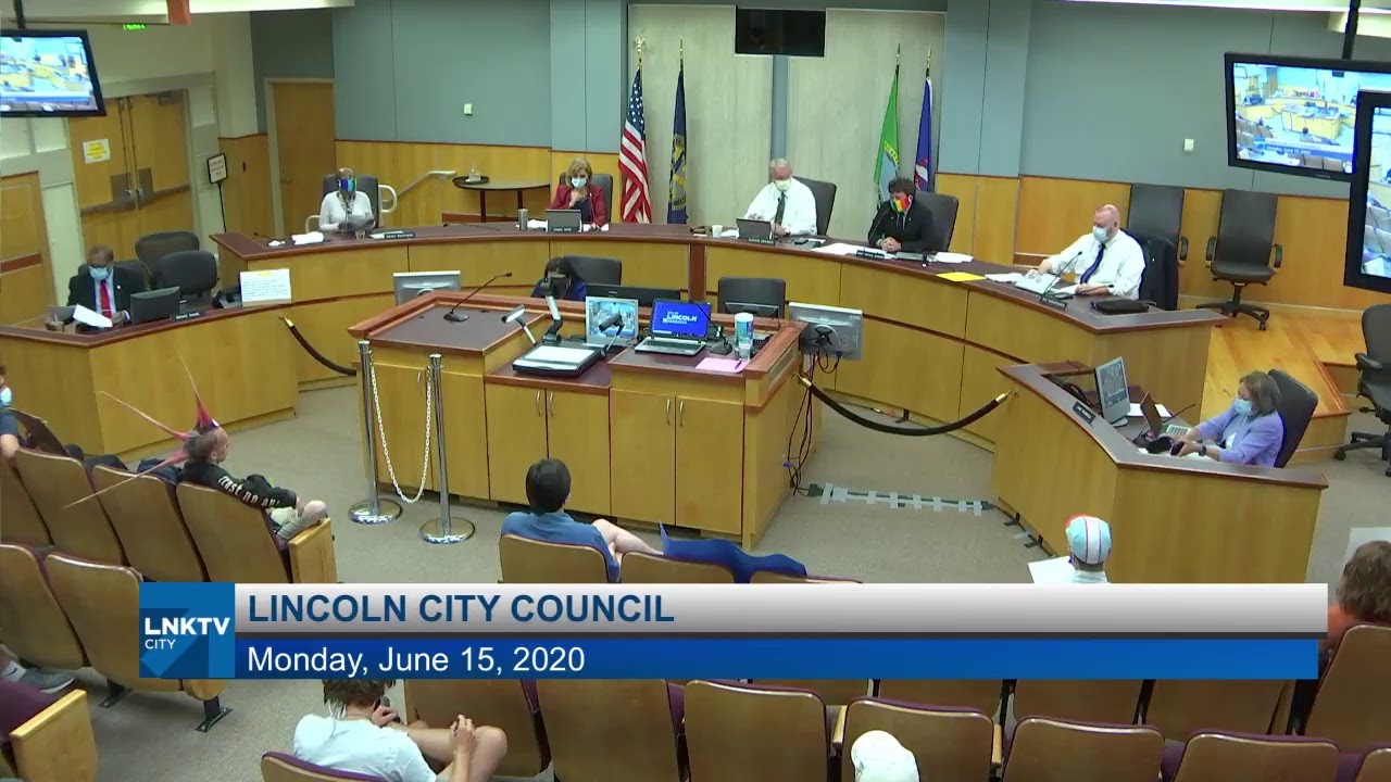 Lincoln City Council Meeting June 15, 2020 YouTube