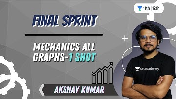 Mechanics All Graphs- 1 Shot | Final Sprint | Physics | Unacademy Class 11 &12 | Akshay Sir