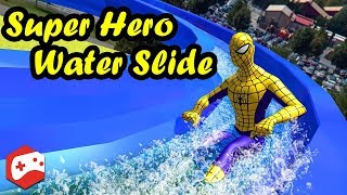 Super Hero Water Slide Uphill Park Adventure (By THE NEW GAME 3D l.l.q) iOS/Android Gameplay Video screenshot 1