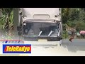 Mga trak nakakatawid na sa humuhupang baha sa highway ng Lopez, Quezon | TeleRadyo