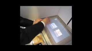 DIY FTIR multi-touch panel
