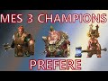 Mes 3 champions prfrs sur raid shadow legends