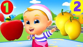 Count Numbers with Fruits Name + More Learning Videos for Babies