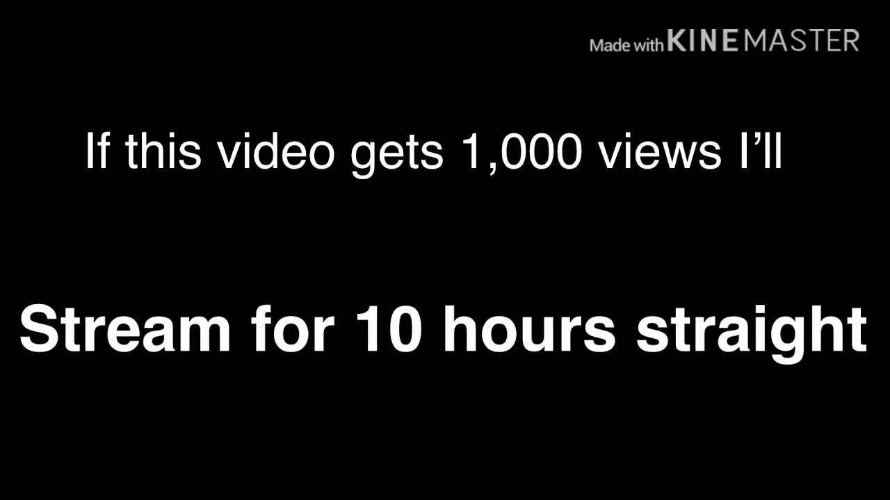 If This Video Gets 1000 Views YouTube