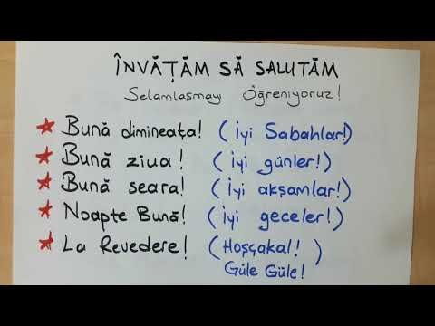 Ders 3 - Selamlaşma Teşekkür etme ve Bir şey isteme | ROMENCE ÖĞRENİYORUM