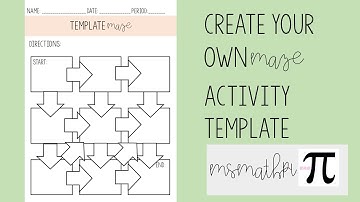 How to Create a Maze Activity Template on PowerPoint