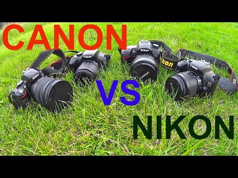 Βίντεο: Canon εναντίον Nikon: Ποιο είναι καλύτερο