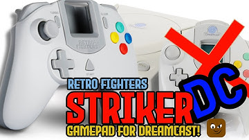 Sega Dreamcast Controller NEW Striker DC by Retro Fighters!  Is it better than the original?  Watch!
