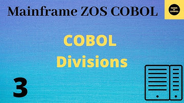 Divisions in COBOL - Mainframe COBOL Tutorial - Part 3 #COBOL