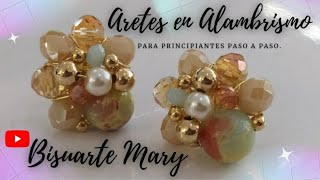 Aretes en Alambrismo Facil para Principiantes paso a paso ✨✨