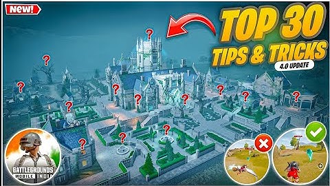 Top 30 Tips & Tricks In BGMI 4.0 Update👻Noob To Pro 4.0 In Event | Spooky Soiree Event GUIDE | Mew2