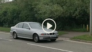 BMW 523i e39 Exhaust Sound - inline 6 naturally aspirated engine sound