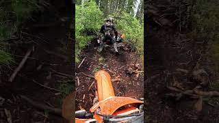 KTM 500 goes deep into Yukon Territory.