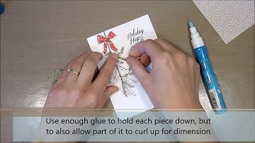 Unity Stamp Co Quick Tip Offset Paper Piecing with Dimension