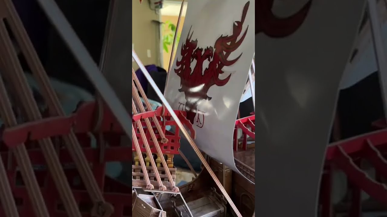 Harry Potter 3D Durmstrang Ship- 10 plus hours putting it