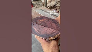 Cắt phôi gỗ cẩm lông chuột #vongphongthuy #vongdeotay #vongtay #vonggo #gosua #thamdinhgoquy