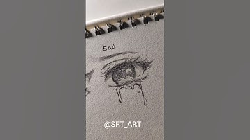 Drawing Anime eye expressions... #sketch #eyes #art #shorts