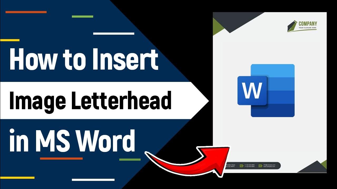 how-to-insert-image-letterhead-in-ms-word-2019-2016-youtube