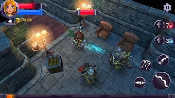 Heroes Curse android game first look gameplay español