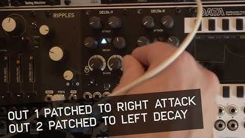 Cosmotronic Delta-v rev2: Patching a complex LFO