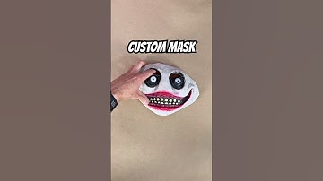 Turning Jeff the Killer Into a Nightmare Bunny Mask! 😈🐰 #diy #cosplay #mask #art #horror #labubu
