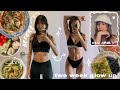 TWO WEEK GLOW UP (mentally & physically)✨WORKOUT + WHAT I ATE~ eating everything i want🧚🏻💕