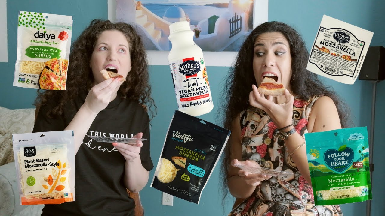 The Best Vegan Mozzarella Cheese for Pizza... 6 Brand Taste Test #vegan #tastetest