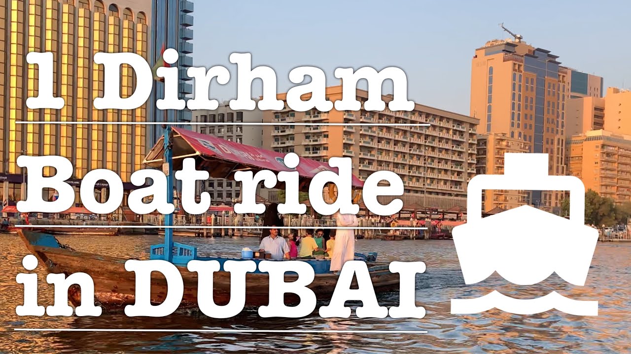 Dubai Abra Boat ride Gold Souk Deira Old Souk YouTube