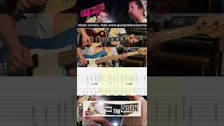 God Save The Queen - Sex Pistols - Guitar Solo & Bass - Lesson - Rolling Tab - Cover - Demonstration