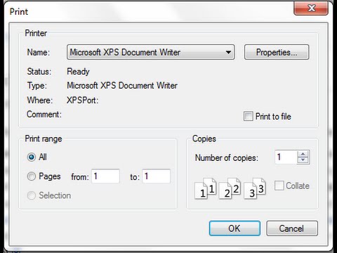 Xps Document Writer Format For Printing Youtube