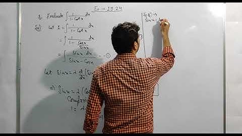 Maths Class XII //CH. 19(INDEFINITE INTEGRALS) // Ex. 19.24(R.D.Sharma)