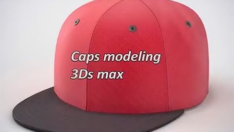 3Ds Max - Cap modeling