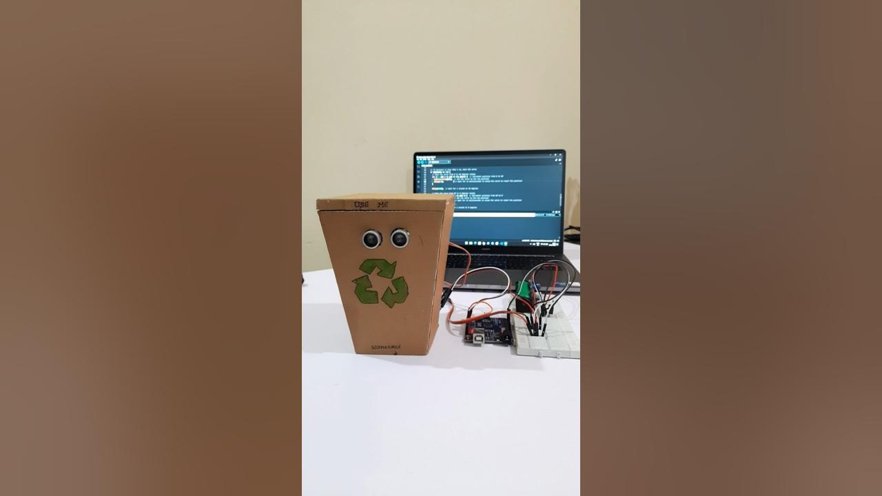 Smart Dustbin with Arduino: Automatic Lid with Ultrasonic Sensor ...