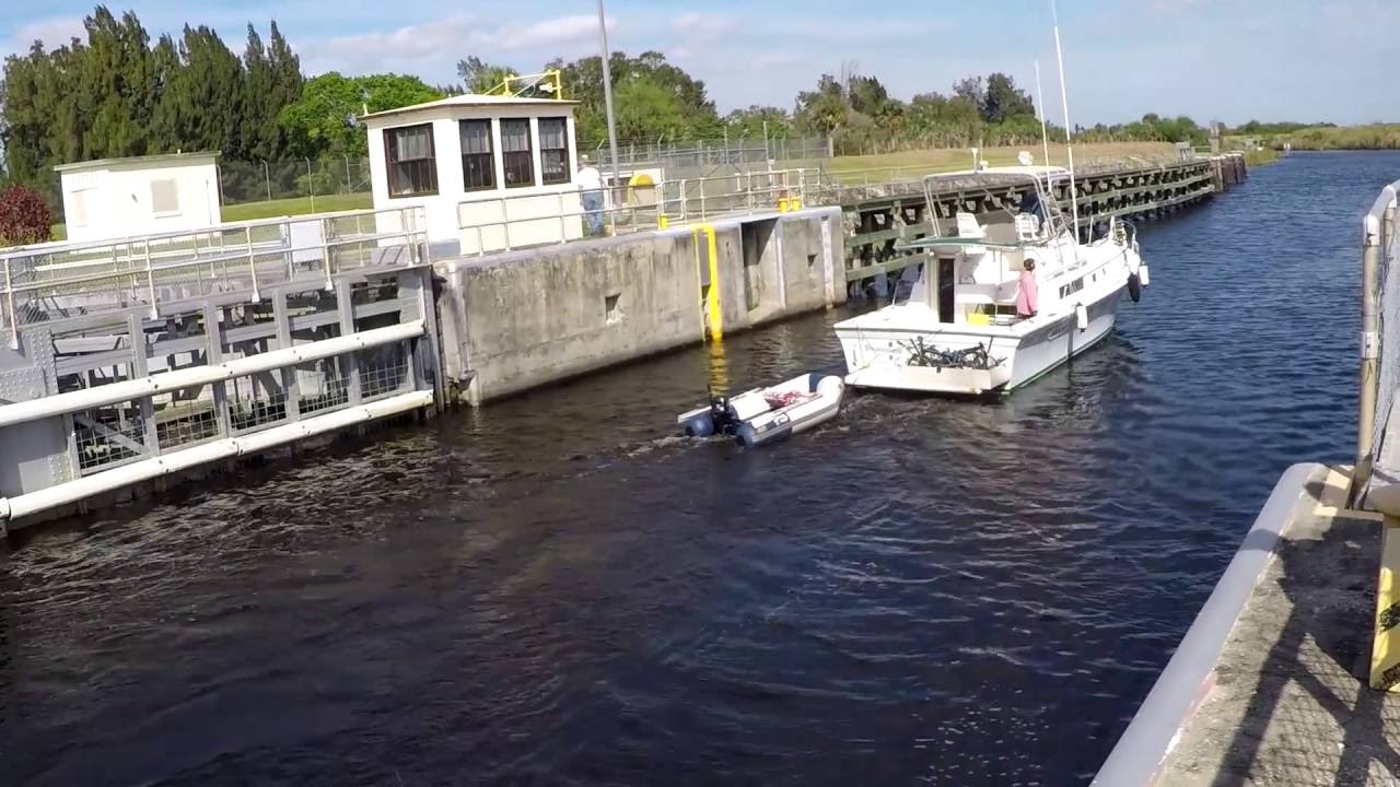 Ortona Locks, Florida - 3-9-16 Day 22 - YouTube