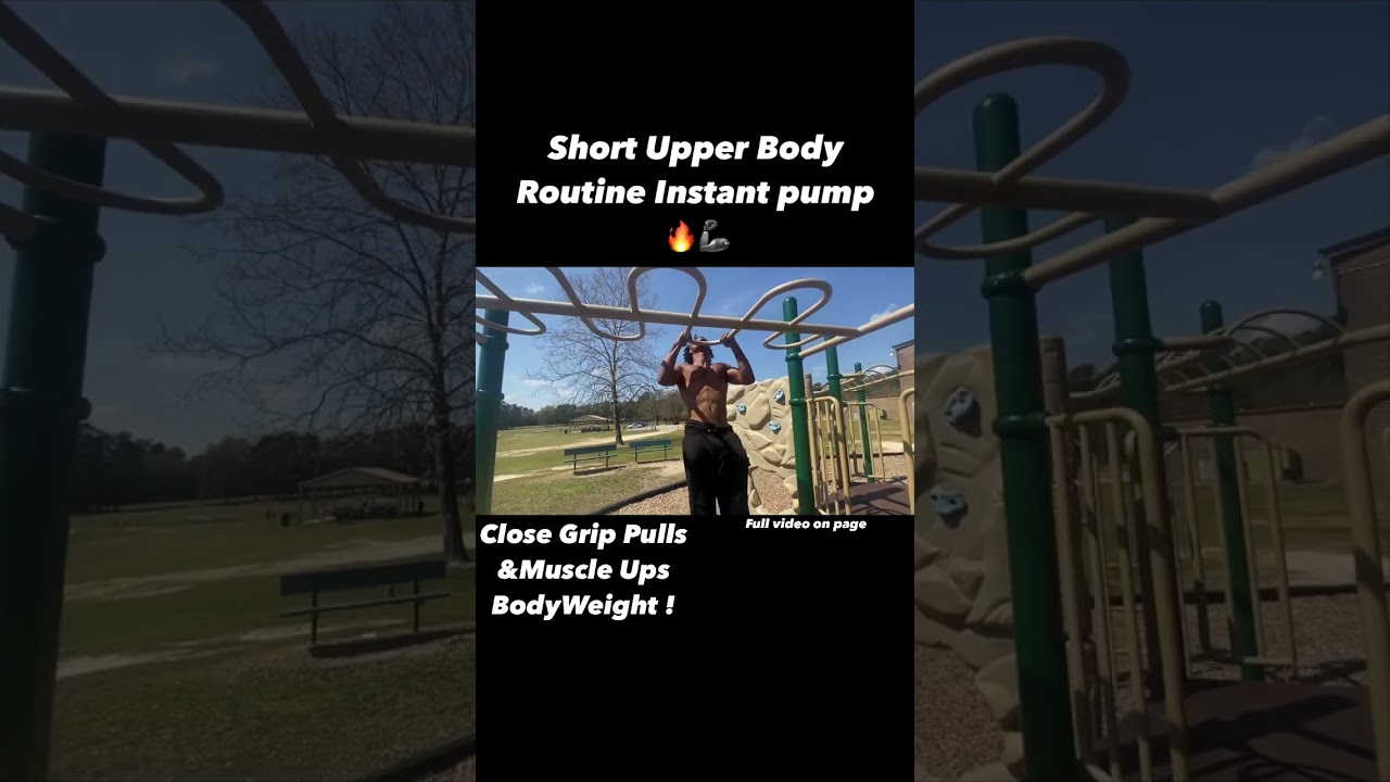 upper body routine  hit different 🔥🦾 