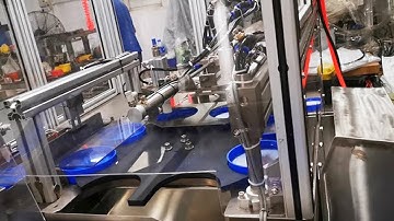 Big caps pre-cut foil wadding machinery fully automatic induction wads liner for Canadian customer