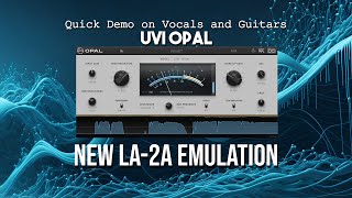 UVI Opal | On Vocals and Guitars