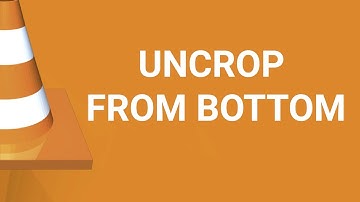 Uncrop from bottom shortcut key in VLC Player