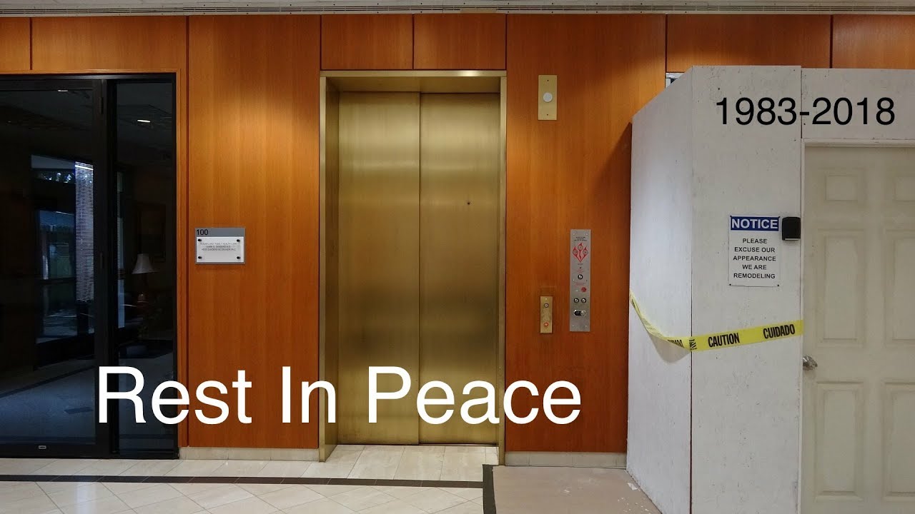 Before-During-After Modernization: 1983 Dover Hydraulic Elevator at Sugar Land Medical Building