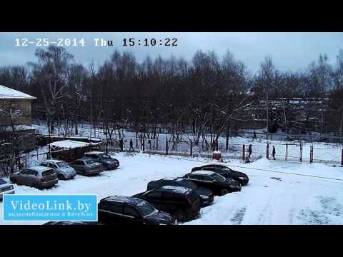 Пример записи IP камеры видеонаблюдения HIKVISION DS 2DE4220 AE