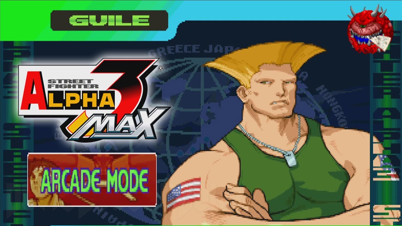 Street Fighter Alpha 3 (Guile Portrait) – Retro Games Crafts