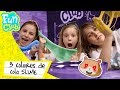 Divertiguay  3 colors of glue slime  slime 3 colores  fun club