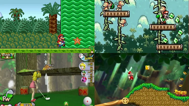 Evolution of Jungle Levels in Mario Games