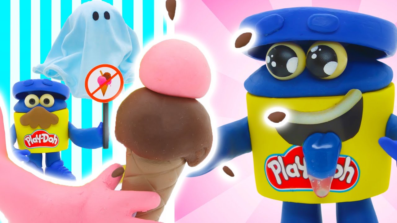 Play Doh Videos 🍦 Ice Cream Heist 🍦 Stop Motion PlayDoh Show Season